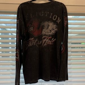 Affliction long sleeve tshirt